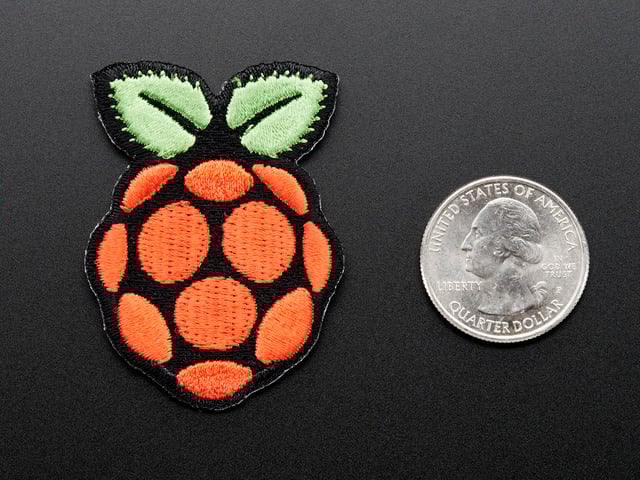 Raspberry Pi - Skill badge, iron-on patch