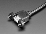 Panel Mount USB Cable - A Male to A Female
