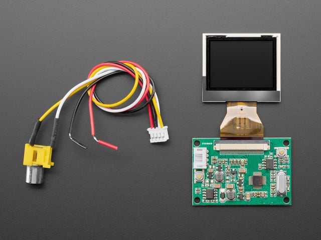 NTSC/PAL (Television) TFT Display - 1.5" Diagonal