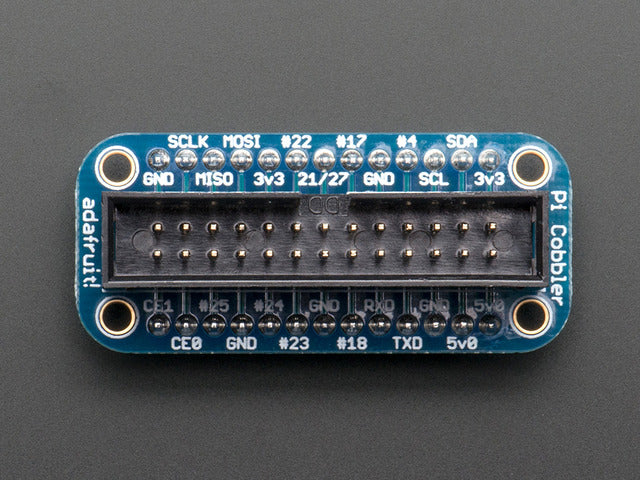 Adafruit Assembled Pi Cobbler Breakout + Cable for Raspberry Pi