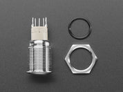 Rugged Metal On/Off Switch with Blue LED Ring