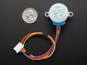 Small Reduction Stepper Motor - 12VDC 32-Step 1/16 Gearing
