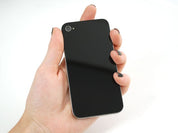 Black No-Logo iPhone Replacement Back - iPhone 4S