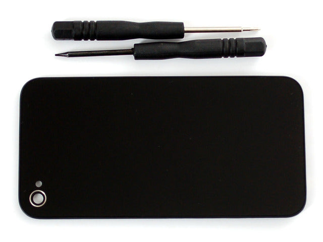 Black No-Logo iPhone Replacement Back - iPhone 4S