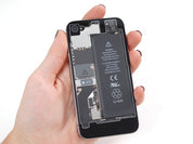 Clear No-Logo iPhone Replacement Back - iPhone 4S