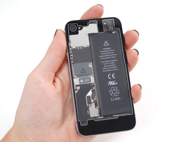 Clear No-Logo iPhone Replacement Back - iPhone 4S
