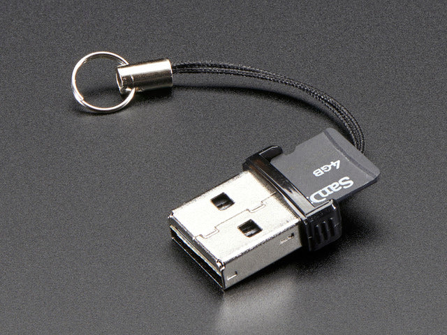 USB MicroSD Card Reader/Writer - microSD / microSDHC / microSDXC