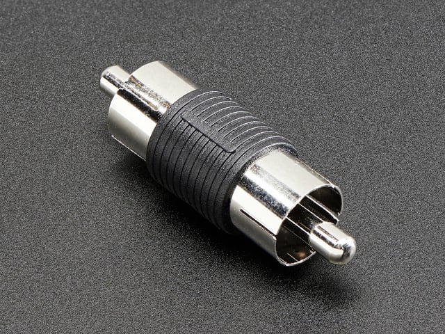 RCA coupler - Male to Male