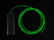 EL Flowing Effect Wire with Inverter - Green 2.0 meter (6.5 ft)