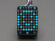 Adafruit Mini 8x8 LED Matrix w/I2C Backpack - Blue