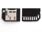 Low-profile microSD card adapter for Raspberry Pi