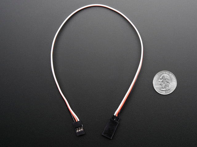 Servo Extension Cable - 30cm / 12" long -