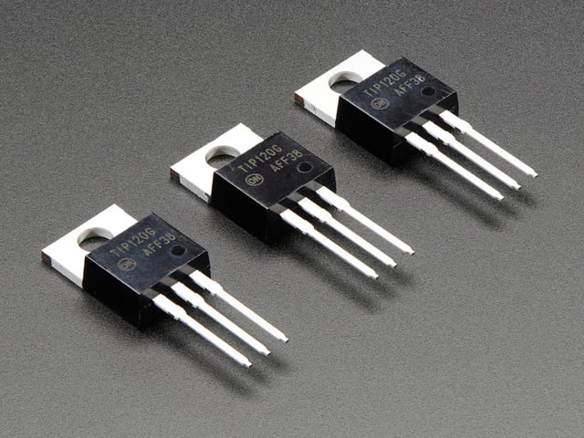 TIP120 Power Darlington Transistors - 3 pack