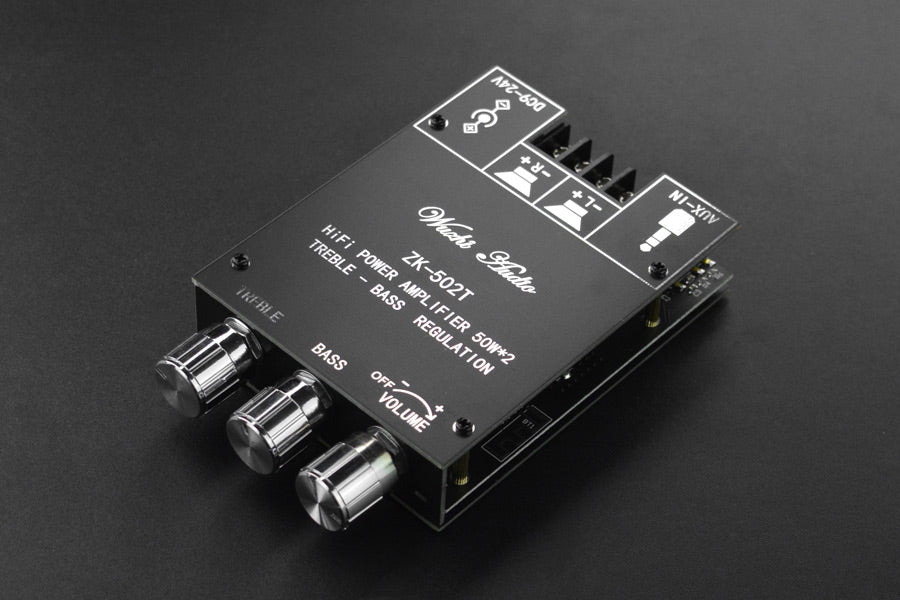 Bass Treble Bluetooth Amplifier-50W*2