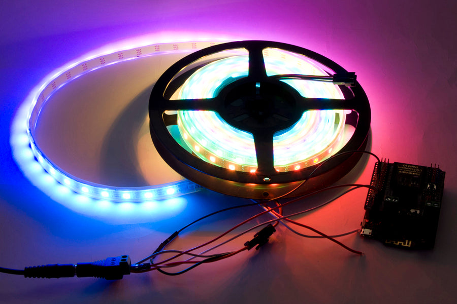 Colorful RGB LED Strip Kit (Support iPhone and Android)