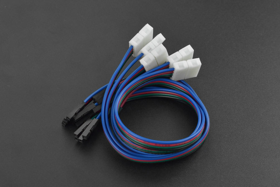 4-Pin LED Strip Connector Cable-Single Head (5PCS)